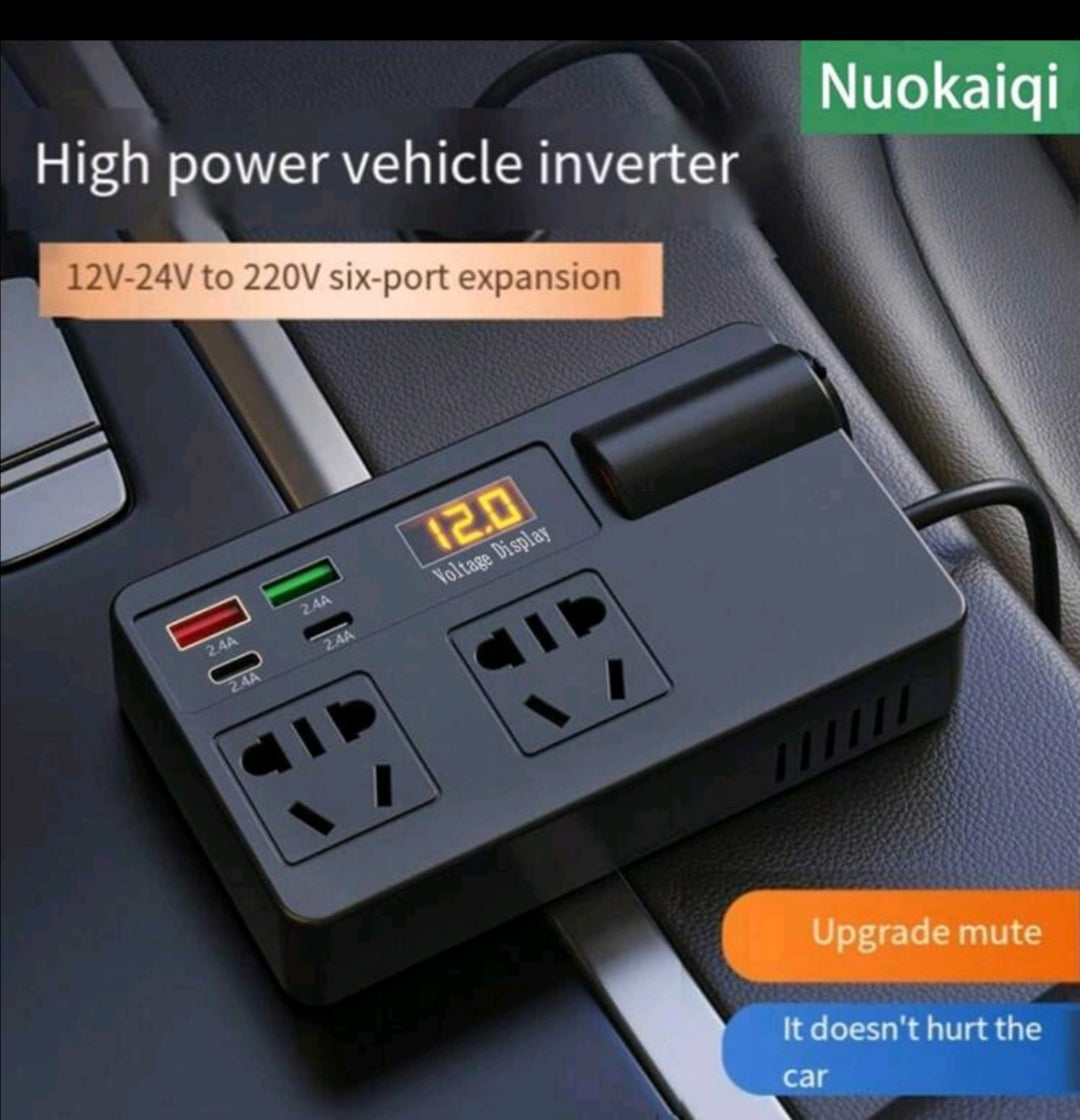 محول سيارة 12V_24V الى 220V