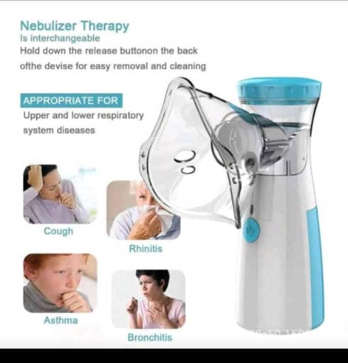 جهاز مرطب محمول، بخاخ بخار للوجه، جهاز ترطيب ببخاخ بارد ، أجهزة بخاخ النانو للموزع المتداخل،يعمل ببطاريتين AA أو مباشر بالكهرباء (مناسب جداً لمرضى الجهاز التنفسي )